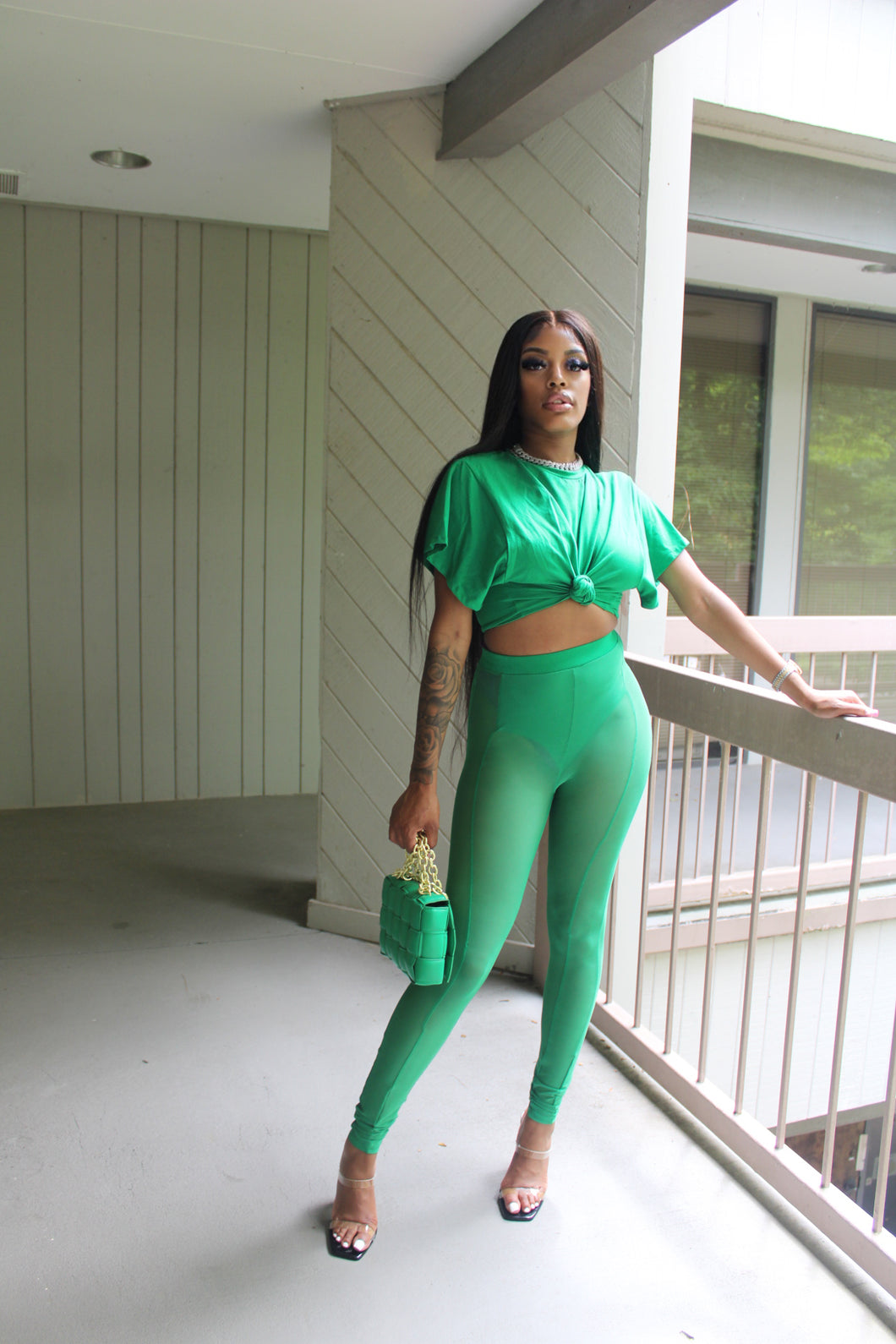 We Outside Green 2pc