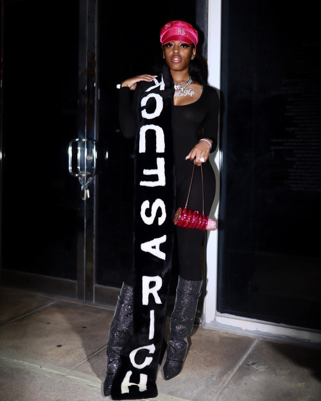 Rich As F*** Scarf